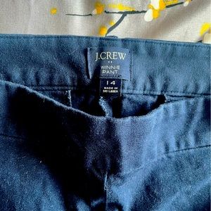 J. Crew Winnie pant in navy